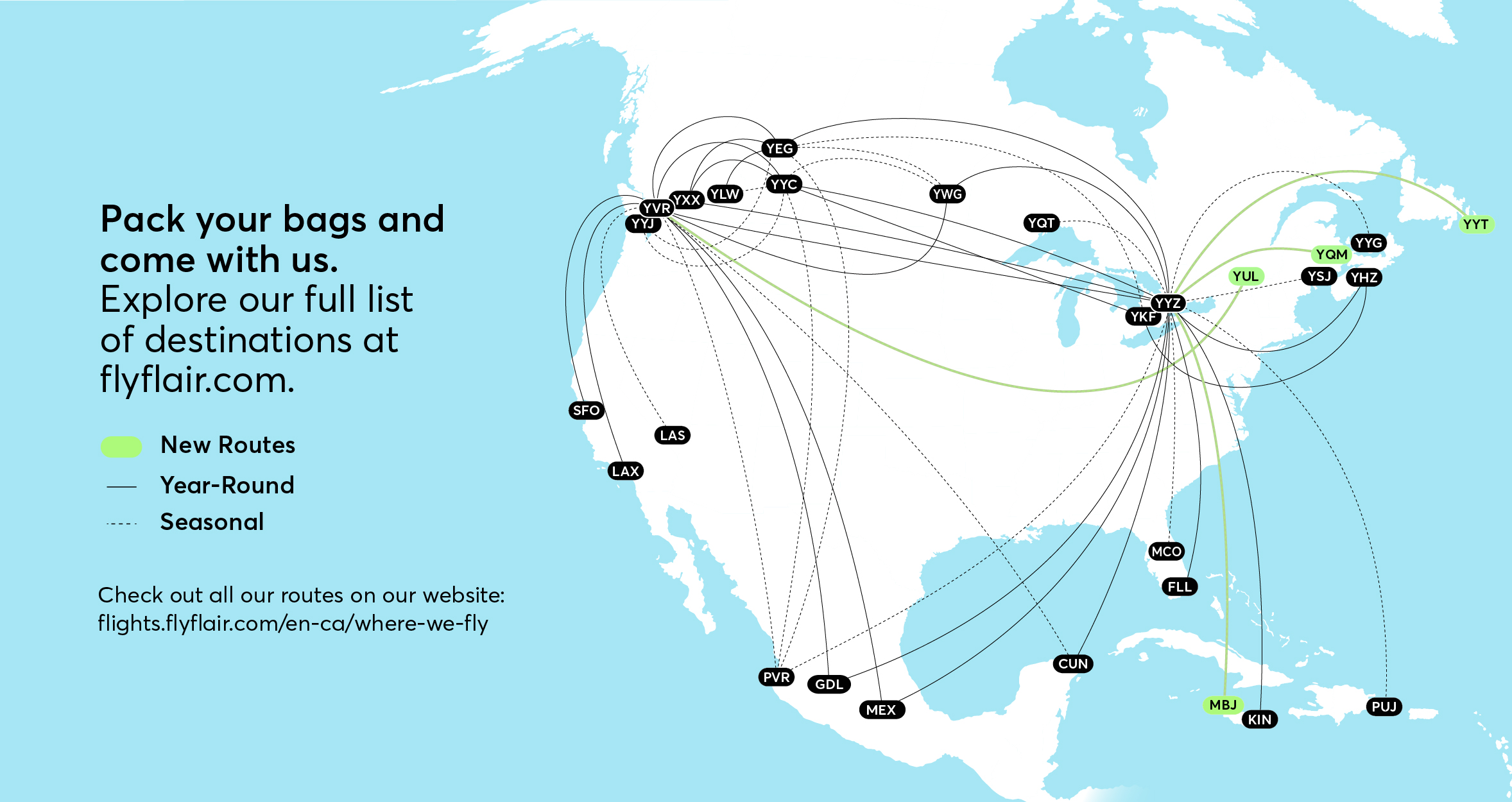 Our Destinations